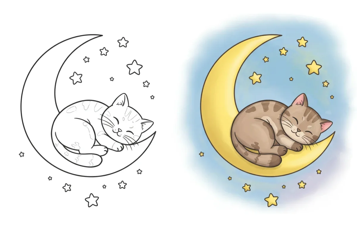 star coloring page