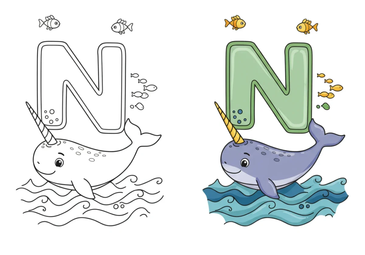 alphabet coloring pages