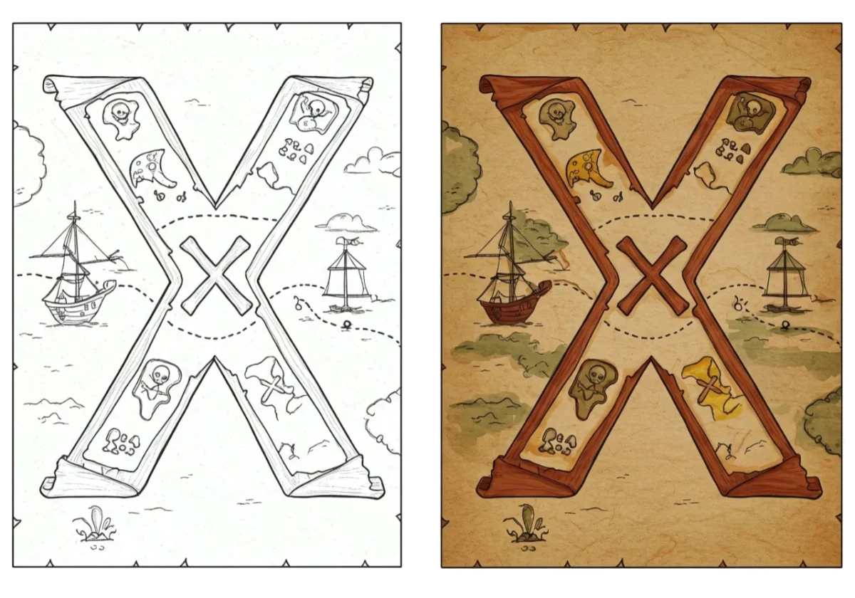 printable alphabet coloring pages