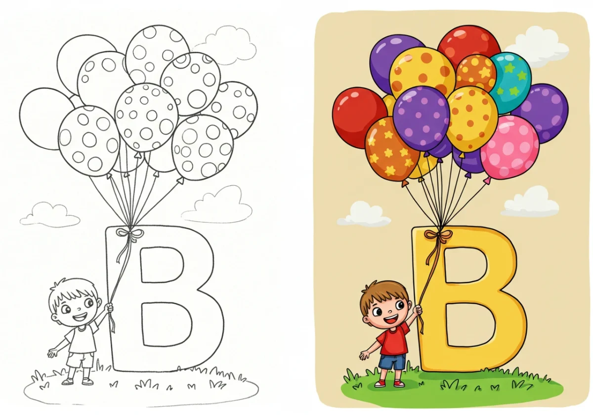 alphabet coloring pages