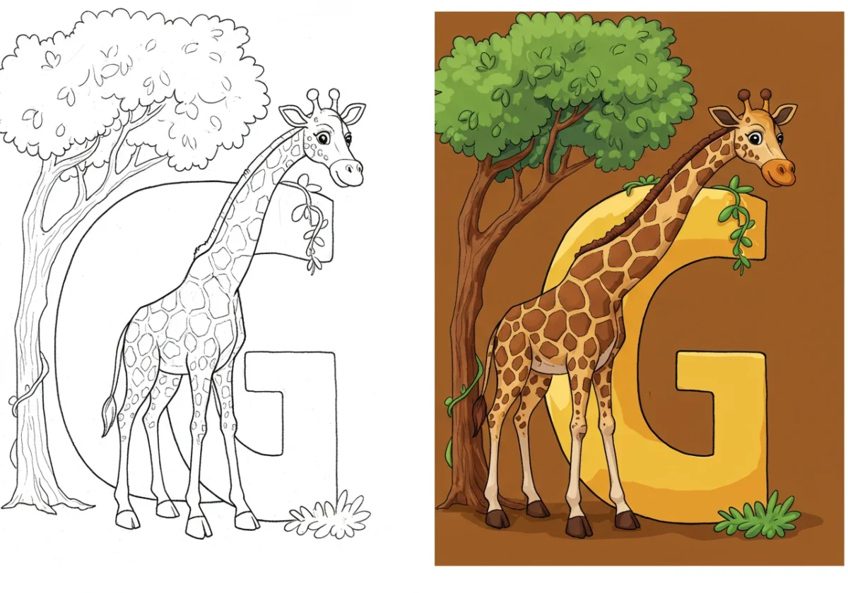 alphabet coloring pages