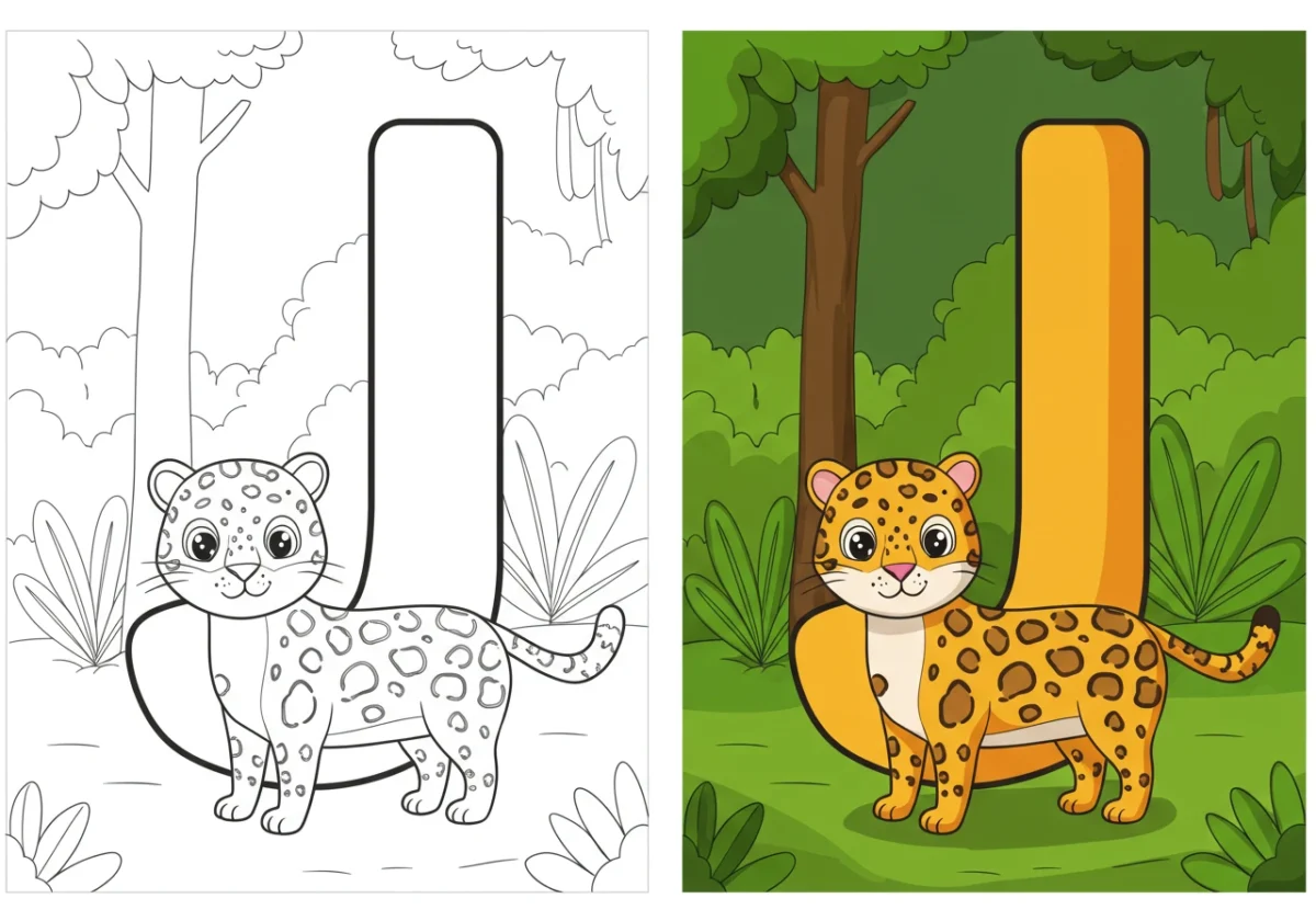 alphabet coloring pages