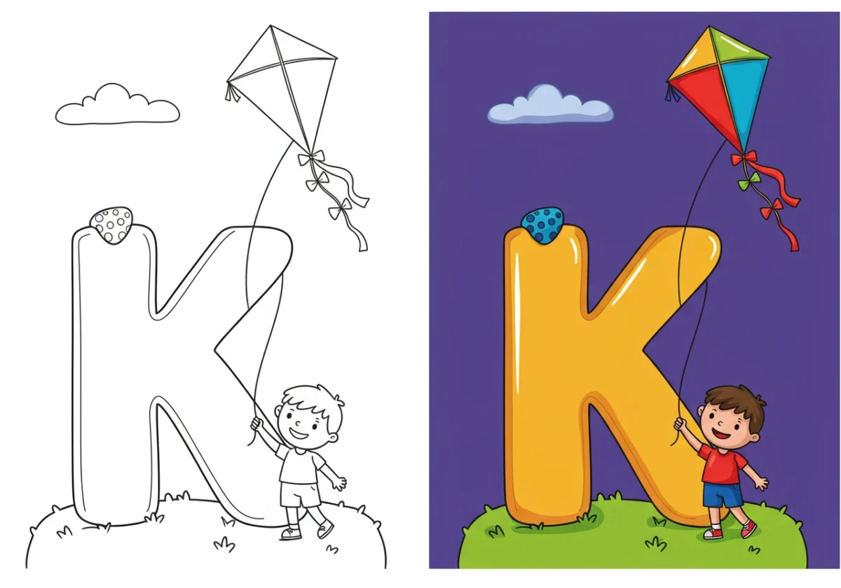 alphabet coloring pages
