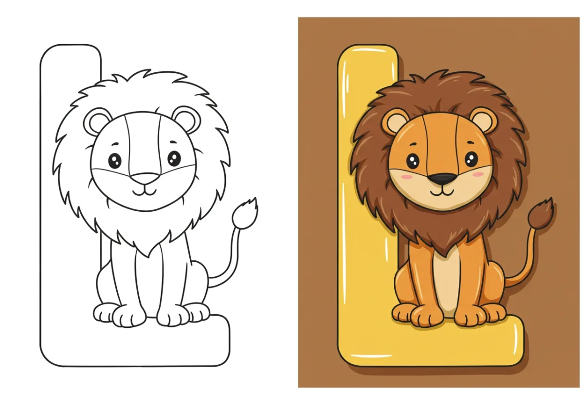 alphabet coloring pages