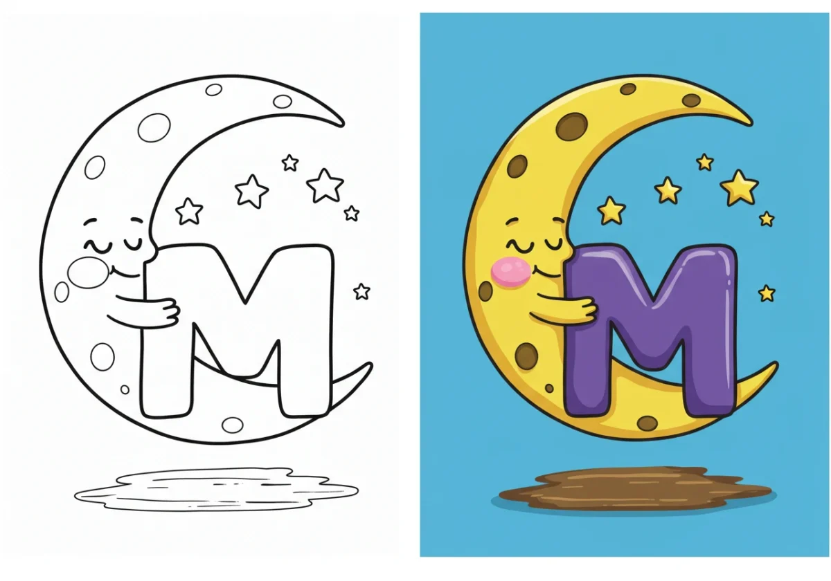 alphabet coloring pages