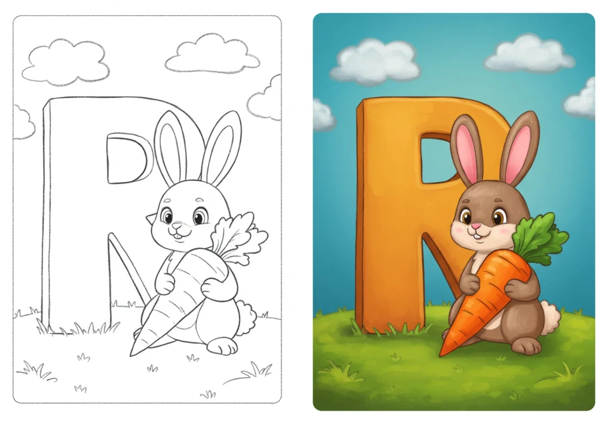 alphabet letters coloring pages