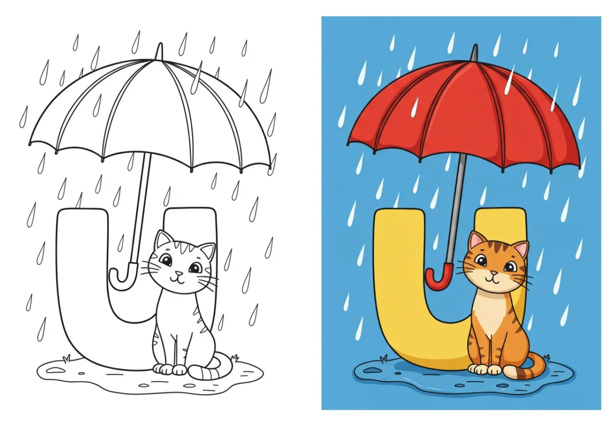 printable alphabet coloring pages