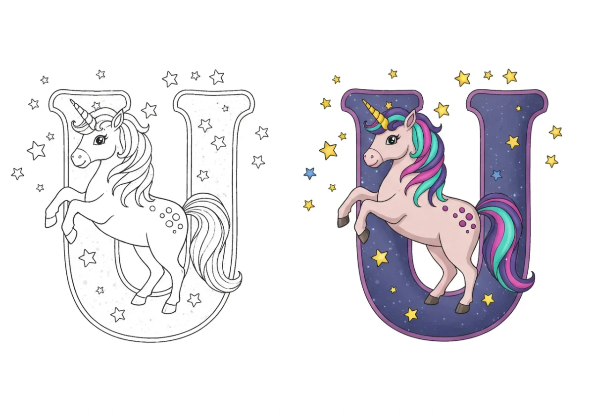 printable alphabet coloring pages