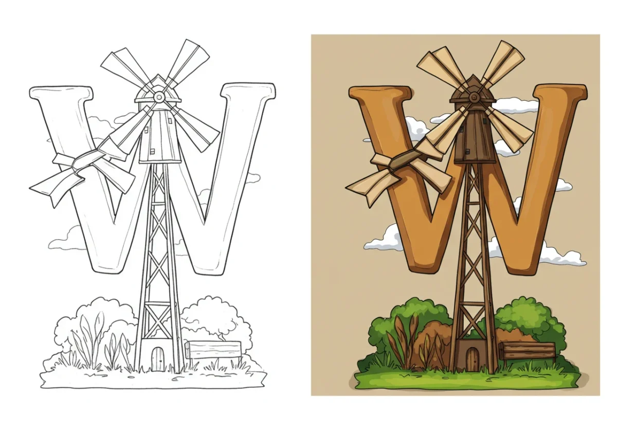 printable alphabet coloring pages
