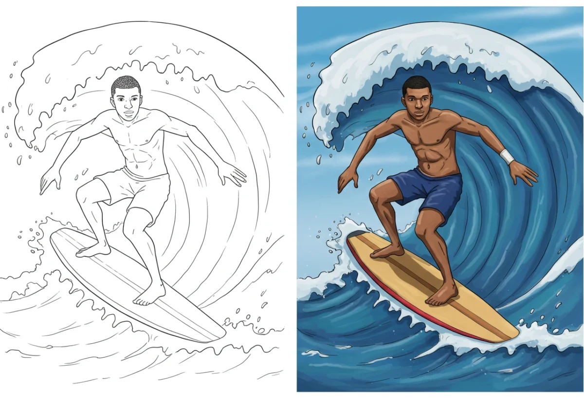 mbappe coloring pages