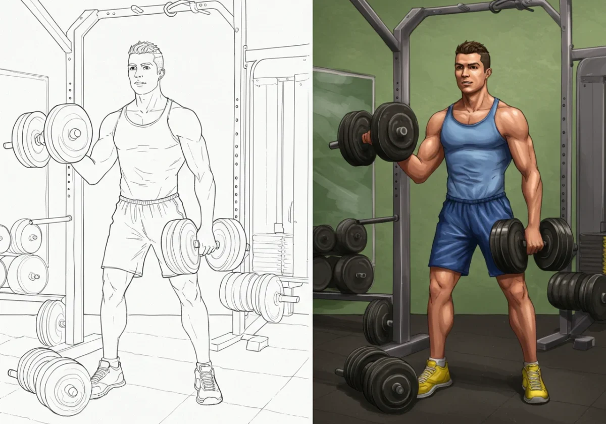 ronaldo coloring pages