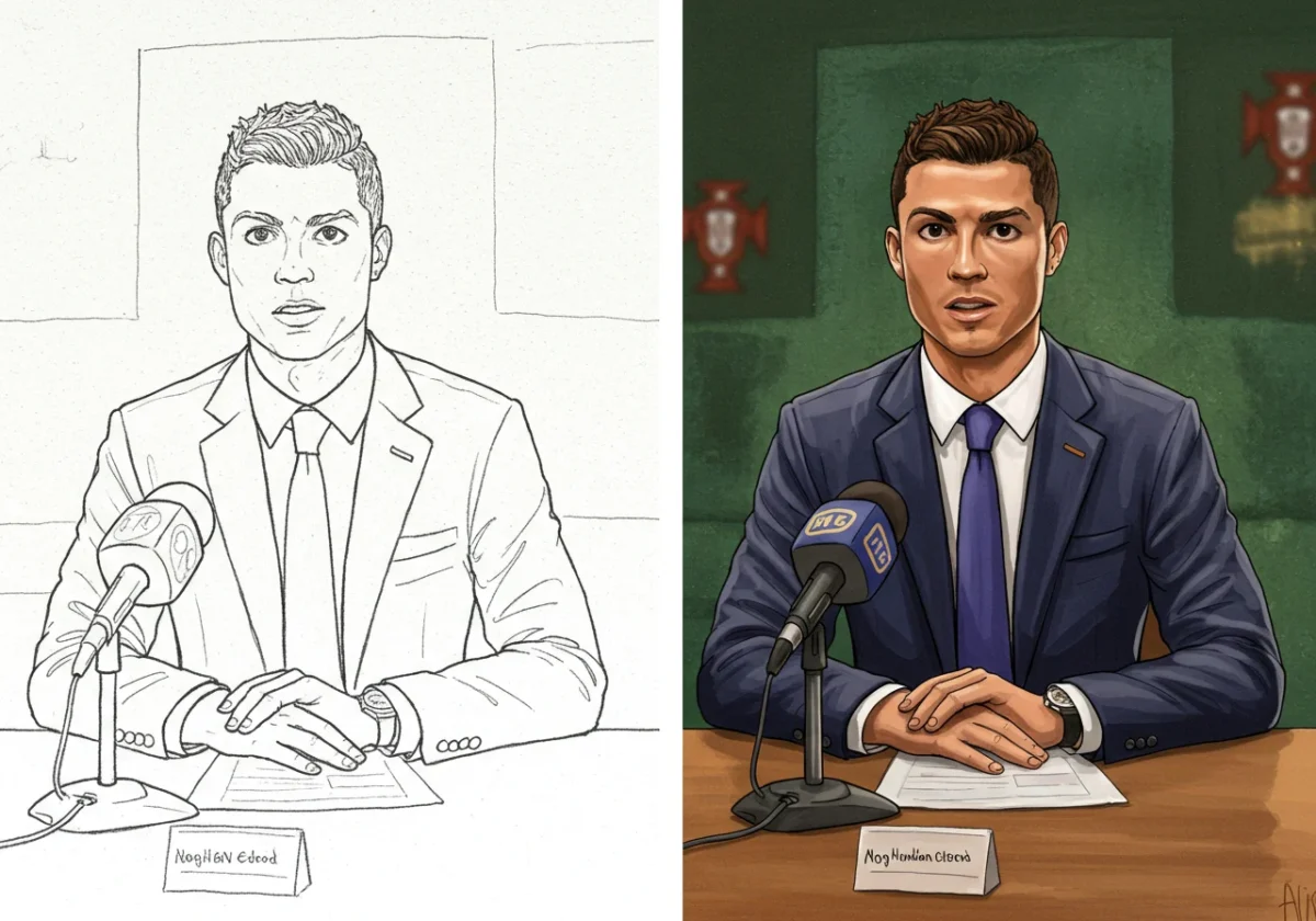 ronaldo coloring pages