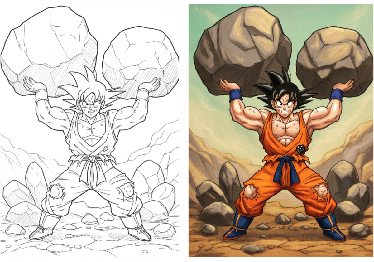goku coloring pages