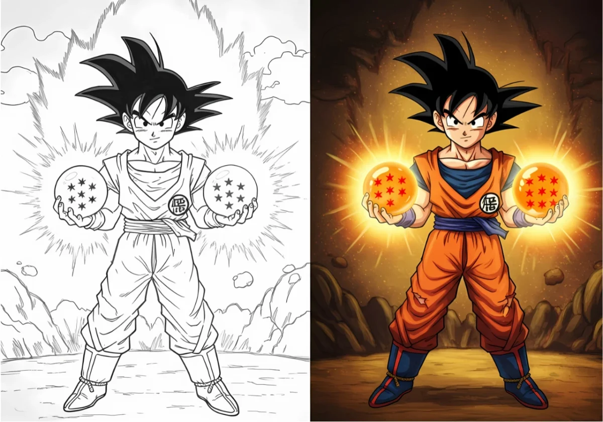 goku coloring pages