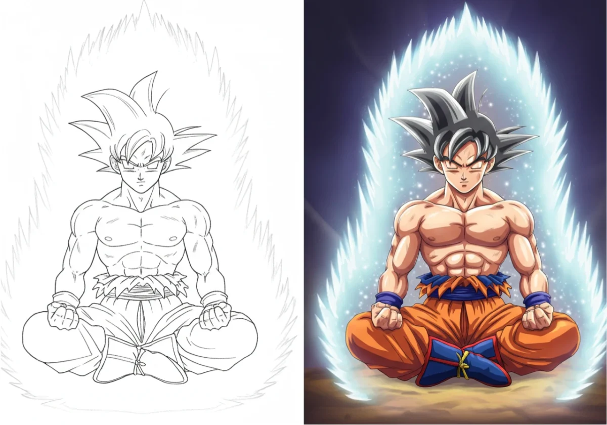 goku coloring pages