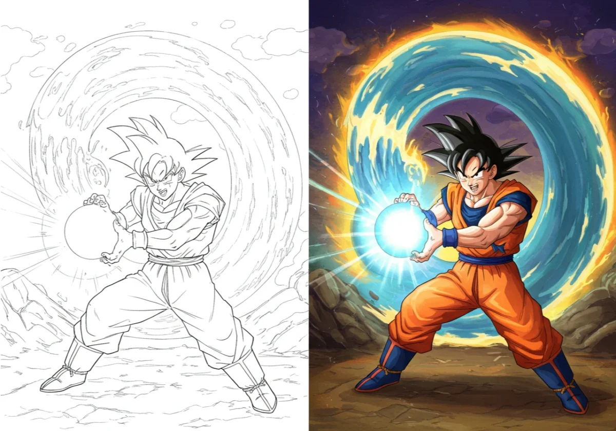 goku coloring pages