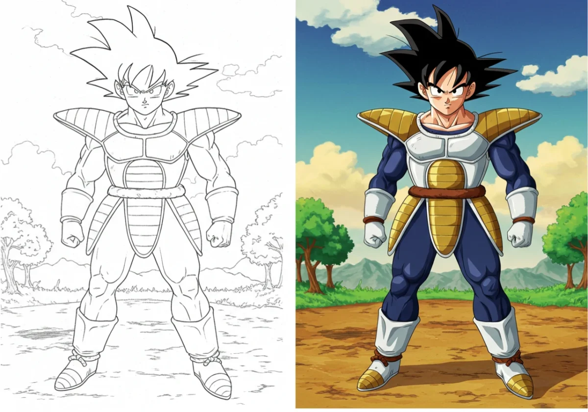 goku coloring pages