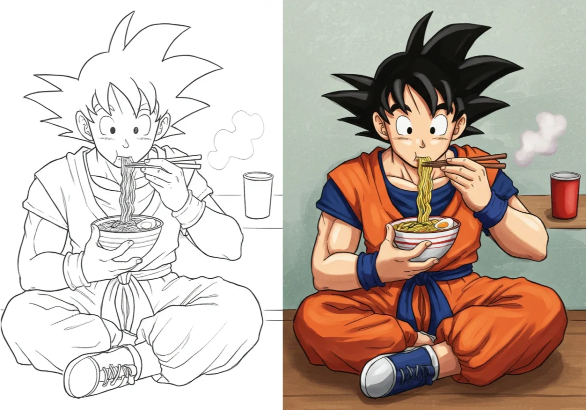 goku coloring pages