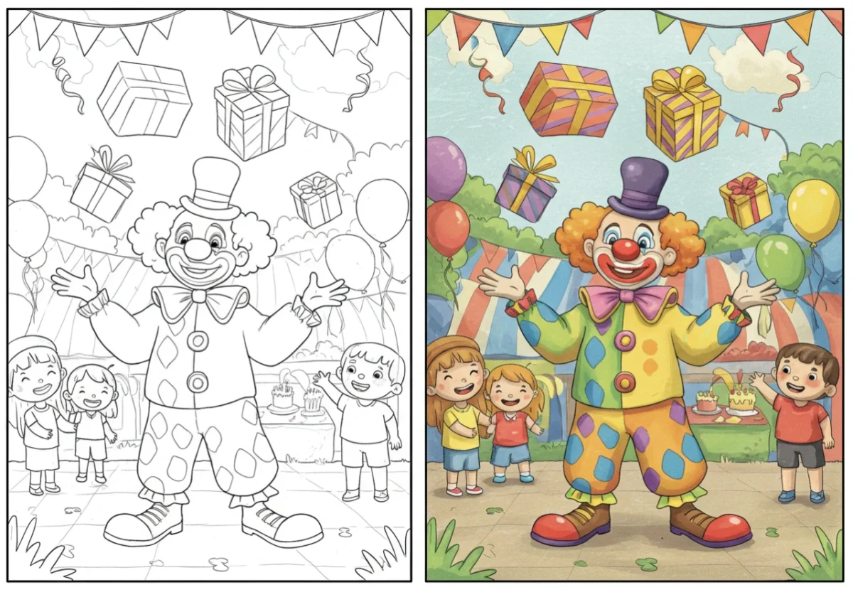 happy birthday coloring pages
