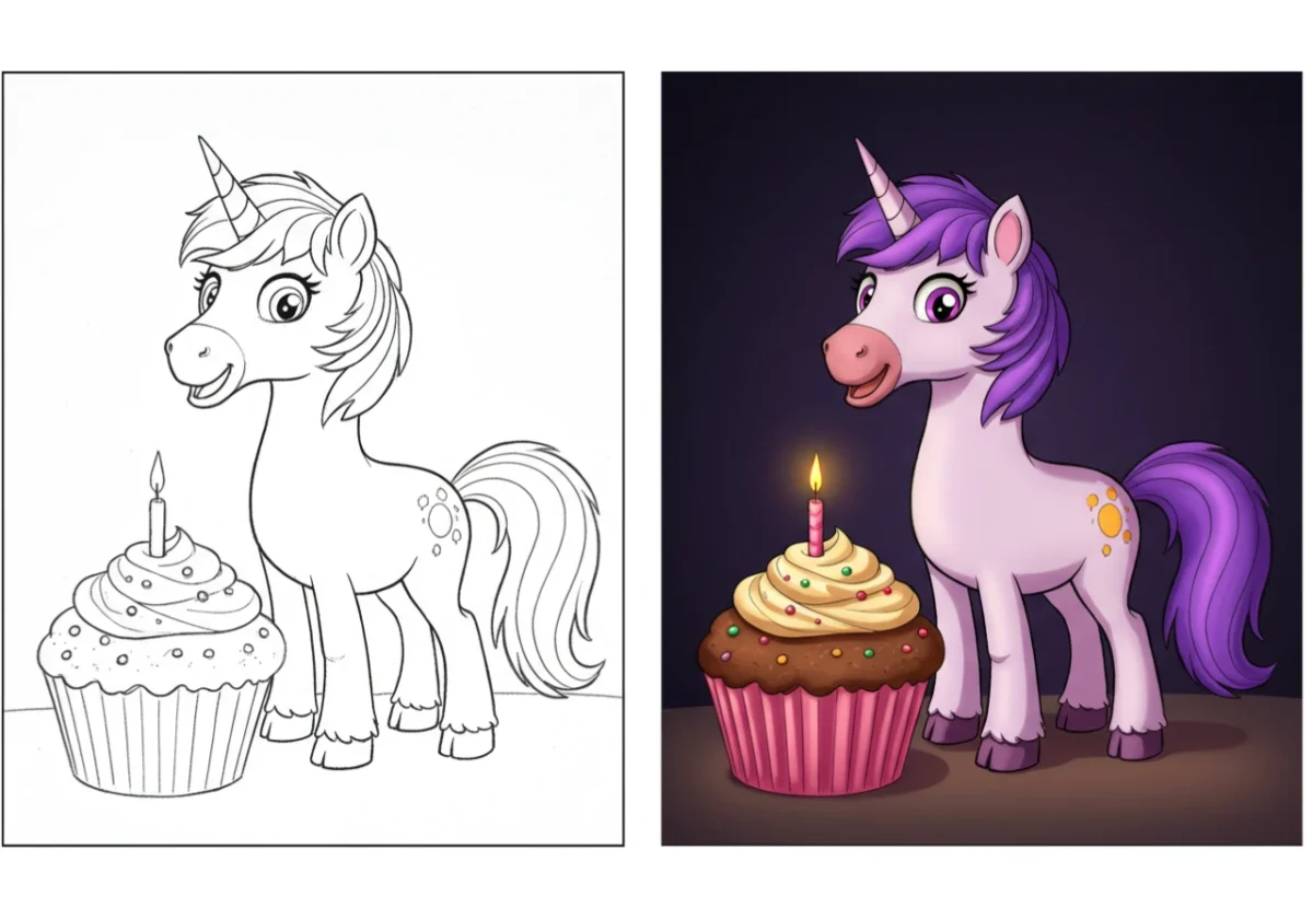 happy birthday coloring pages