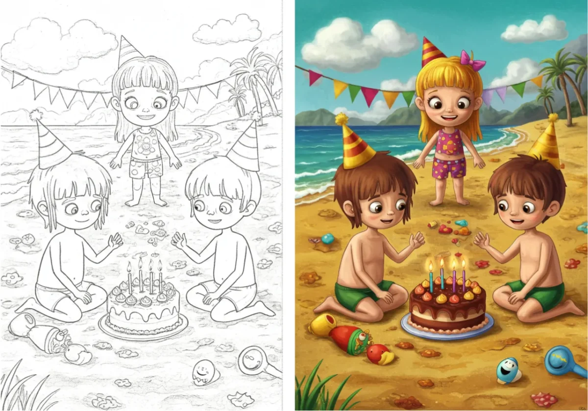 happy birthday coloring pages