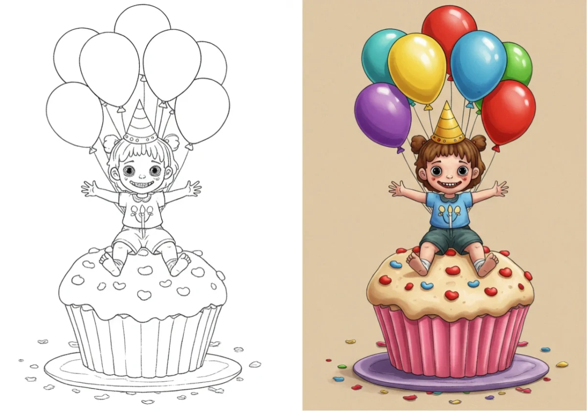 happy birthday coloring pages