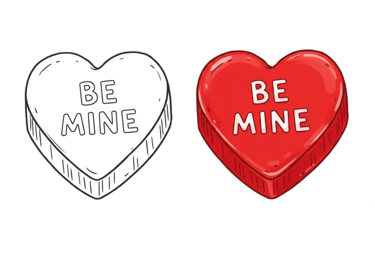 heart coloring pages