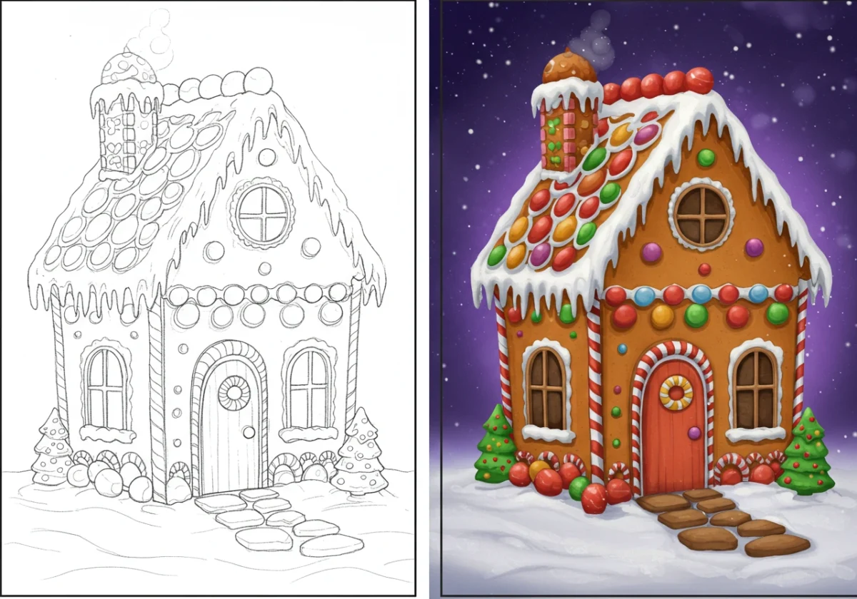 house coloring pages​